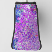 Elegant Paars en Blue Limelight Hydrangea Golfheadcover (Draai 90)