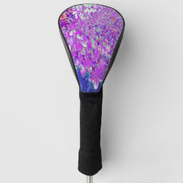 Elegant Paars en Blue Limelight Hydrangea Golfheadcover