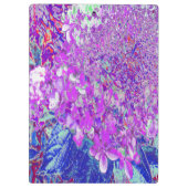 Elegant Paars en Blue Limelight Hydrangea Klembord (Achterkant)
