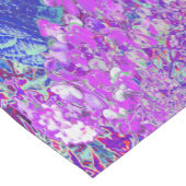 Elegant Paars en Blue Limelight Hydrangea Korte Tafelloper (Hoek)