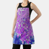 Elegant Paars en Blue Limelight Hydrangea Schort (Insitu)