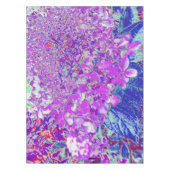 Elegant Paars en Blue Limelight Hydrangea Tafelkleed (Voorkant)