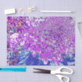 Elegant Paars en Blue Limelight Hydrangea Tissuepapier (Craft)