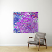 Elegant Paars en Blue Limelight Hydrangea Wandkleed (In Situ (horizontaal))