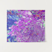 Elegant Paars en Blue Limelight Hydrangea Wandkleed (Voorkant (horizontaal))