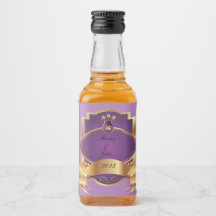 Elegant paars en goud