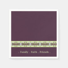 Elegant Paars en Mauve Floral