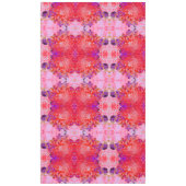 Elegant Paars en Oranje Licht Hydrangea Tafelkleed (Voorkant)