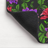 Elegant Paars en rood fluitzwart, achtergrond Muismat (Hoek)