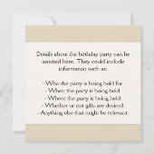 Elegant, Paars, Faux Gold 41st Birthday + naam Kaart (Achterkant)