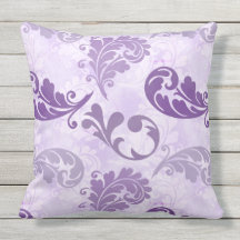 Elegant Paars Feathers Patroon