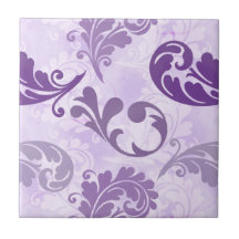 Elegant Paars Feathers Patroon