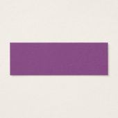 Elegant Paars Floral Wedding Website RSVP Mini Visitekaartjes (Achterkant)