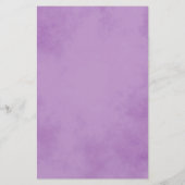 Elegant Paars gelinkt Briefpapier (Achterkant)