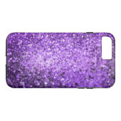 Elegant Paars Glitter & Sparkles Case-Mate iPhone Case (Achterkant (Horizontaal))