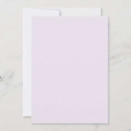 Elegant Paars Gold Floral Wedding Kaart (Achterkant)