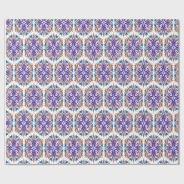 Elegant Paars Goud Sierpatroon Inpakpapier