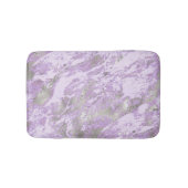 Elegant Paars grijs Abstract grafisch patroon Badmat (Voorkant)