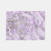 Elegant Paars grijs Abstract grafisch patroon Fleece Deken (Voorkant (Horizontaal))