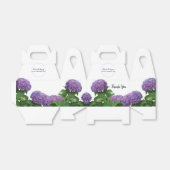 Elegant Paars Hydrangea Wedding Bedankdoosjes (Uitgevouwen)