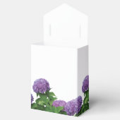Elegant Paars Hydrangea Wedding Bedankdoosjes (Geopend)