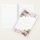 Elegant Paars Lila Roze Bouquet  Chic Planner (Display)