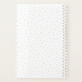 Elegant Paars Lila Roze Bouquet  Chic Planner (Achterkant)