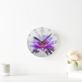 Elegant Paars Lotus Lake Specialized Ronde Klok (Huis)