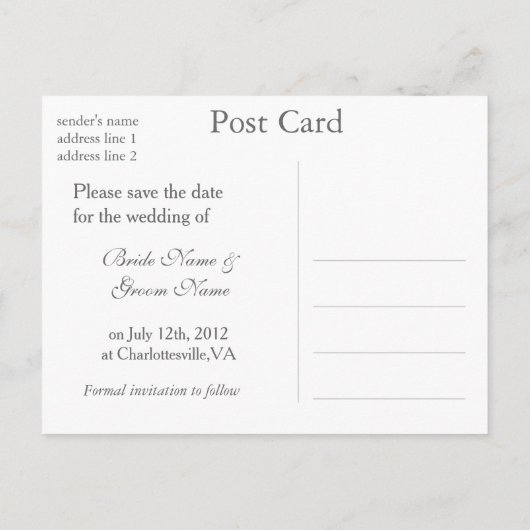 Elegant paars maisy flower, met uitzondering van d aankondigingskaart (Achterkant)