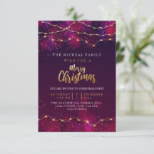 Elegant Paars Neon Custom Holly kerstcadeau