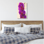 Elegant Paars Orchid Wrapped Canvas Afdruk (Insitu (Slaapkamer))