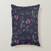 Elegant Paars Orchids Floral Pattern | Accent Kussen (Voorkant(Verticaal))