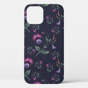 Elegant  Paars Orchids Floral Pattern   Case-Mate iPhone Case