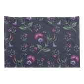 Elegant  Paars Orchids Floral Pattern | Kussensloop (Achterkant-Rechts)