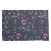 Elegant  Paars Orchids Floral Pattern | Kussensloop (Voorkant-Rechts)