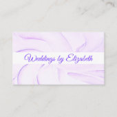 Elegant Paars pasteelevenplanner Professional Visitekaartje (Voorkant)