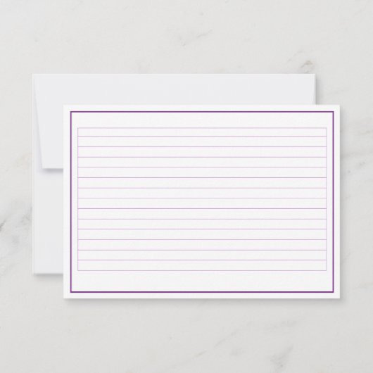 Elegant Paars Roos (Achterkant)