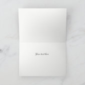 Elegant Paars Roos Floral 90ste verjaardag Dank je Bedankkaart (Binnen)