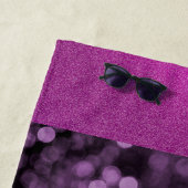 Elegant Paars Strandlaken (In situ)