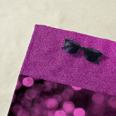 Elegant Paars Strandlaken (In situ)