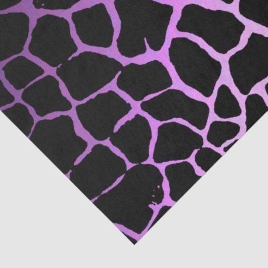 Elegant Paars Tiger Tissuepapier (Detail)