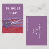 Elegant Paars Visitekaartje (Voorkant / Achterkant)