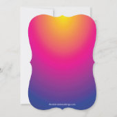 Elegant  Paars Vlaams repetitief Dinner Kaart (Achterkant)