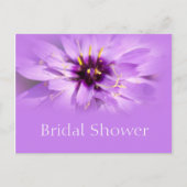 Elegant paars vrijgezellenfeest briefkaart (Voorkant)