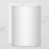 Elegant Paars White Lace Champagne Brunch Invite Kaart (Achterkant)