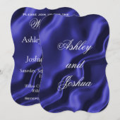 Elegant Paars-zijderoute Kaart (Voorkant / Achterkant)