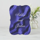 Elegant Paars-zijderoute Kaart (Staand voorkant)