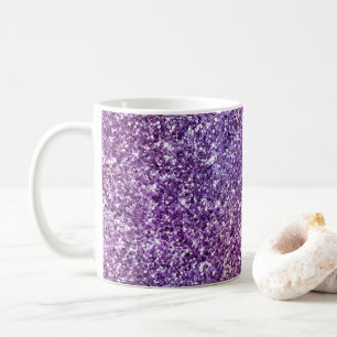 Elegant Paarse Abstracte Stijlvolle Chic Patroon Koffiemok
