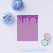 Elegant paarse blanco flyer (Enkel)