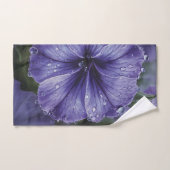 Elegant Paarse Bloem Bad Handdoek (Handdoek)